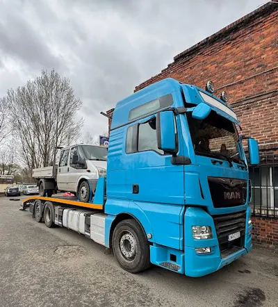 Usługi Transportowe Sergiusz 24H laweta, maszyny budowlane, domki, kontenery, Wrocław